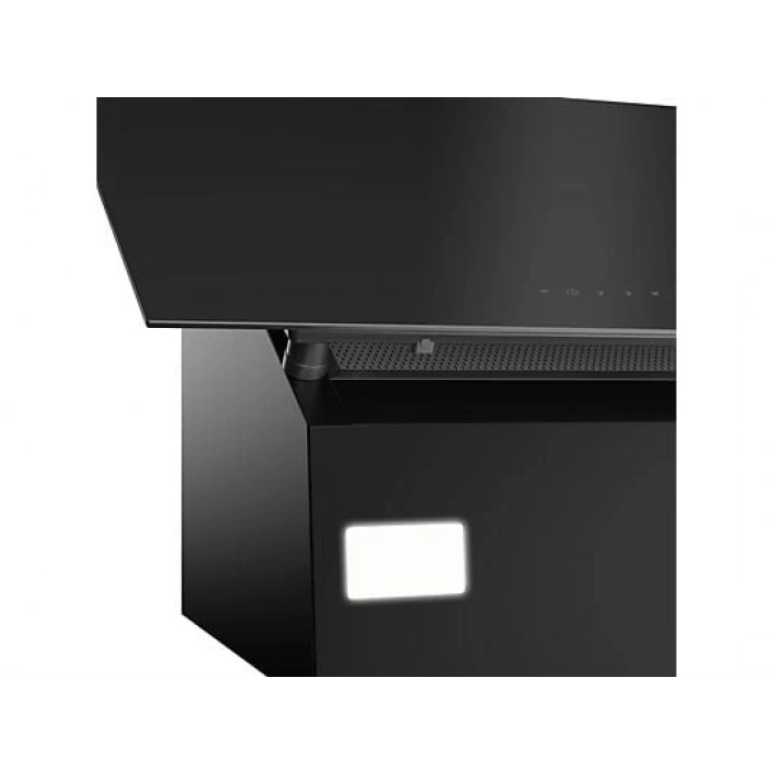 GRUNDIG GDSP 2474 BB Yatay Cam Duvar Tipi Davlumbaz Siyah