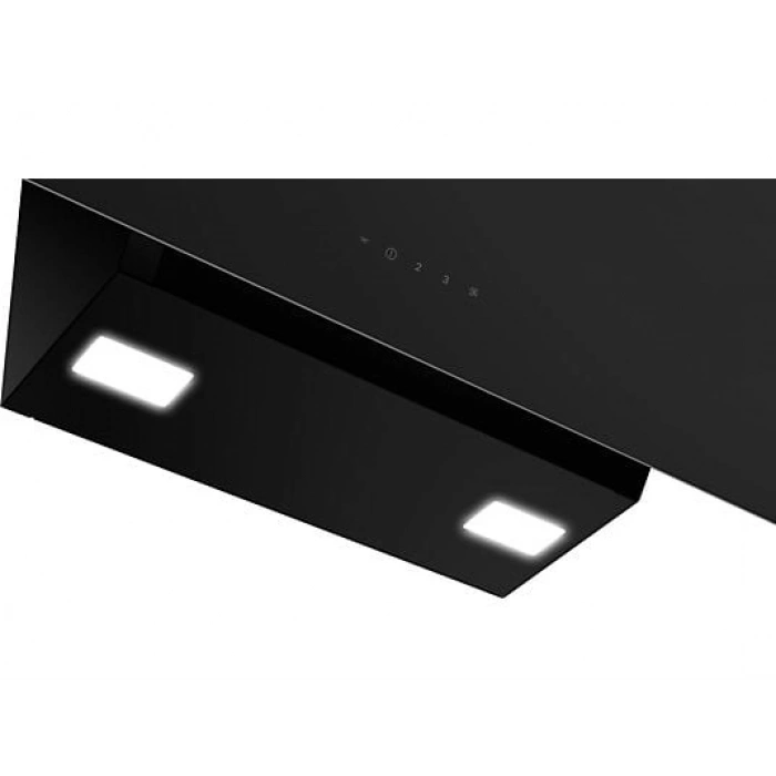 GRUNDIG GDSP 2474 BB Yatay Cam Duvar Tipi Davlumbaz Siyah