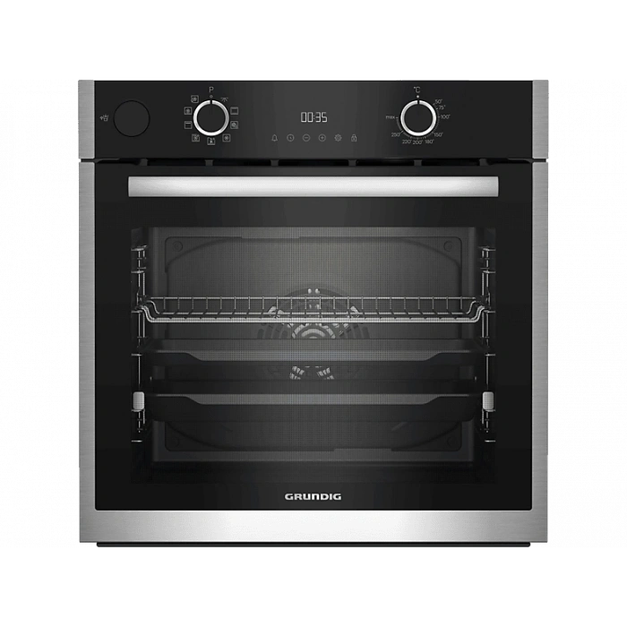 GRUNDIG GEBD 12302 B Buhar Destekli Fırın Siyah