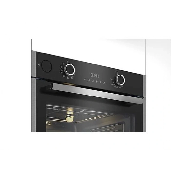 GRUNDIG GEBD 12302 B Buhar Destekli Fırın Siyah