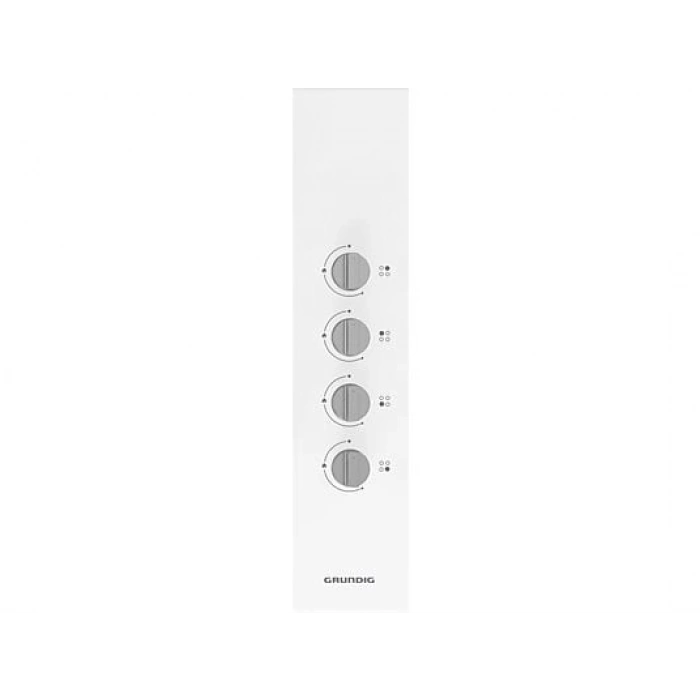GRUNDIG GIGL 622410 W Woklu Ankastre Cam Ocak Beyaz