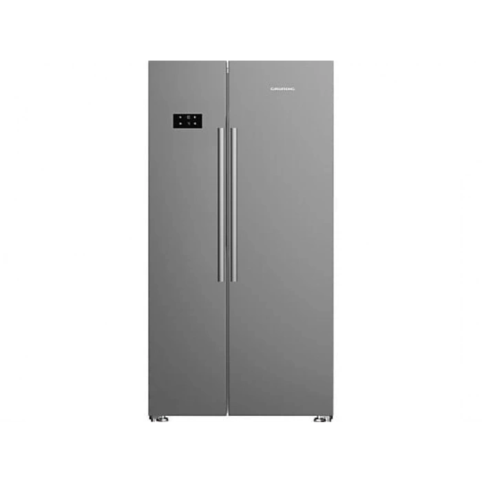 GRUNDIG GSND 6384 S E Enerji Sınıfı 580L NoFrost 2 Kapılı Gardırop Tipi Buzdolabı Silver