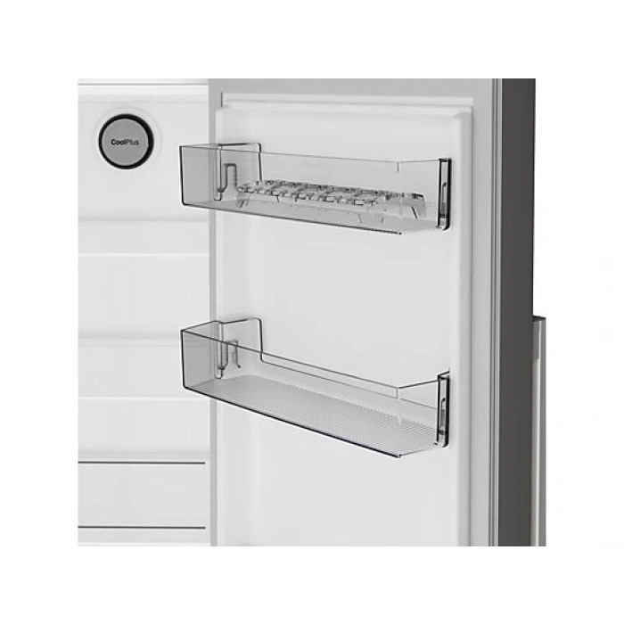 GRUNDIG GSND 6384 S E Enerji Sınıfı 580L NoFrost 2 Kapılı Gardırop Tipi Buzdolabı Silver