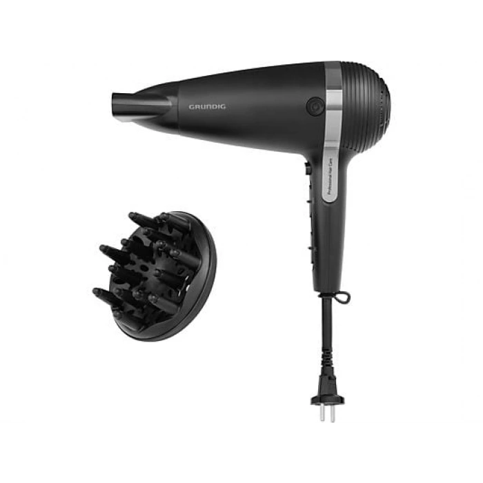 GRUNDIG HD 7382 Kablo Sarıcılı Saç Kurutma Makinesi Siyah