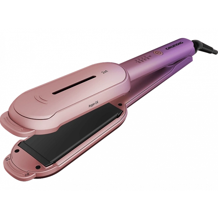 GRUNDIG HS 8331 BotanicaPro 2in1 Saç Şekillendirici Pembe Mor