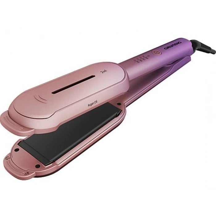 GRUNDIG HS 8331 BotanicaPro 2in1 Saç Şekillendirici Pembe Mor