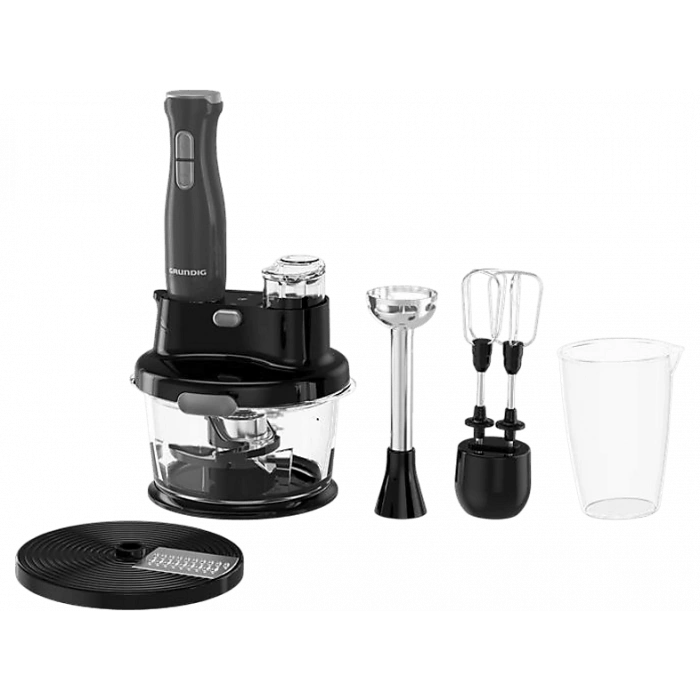 GRUNDIG RHB 7410 Cam Hazneli Rendeli Blender Seti Antrasit