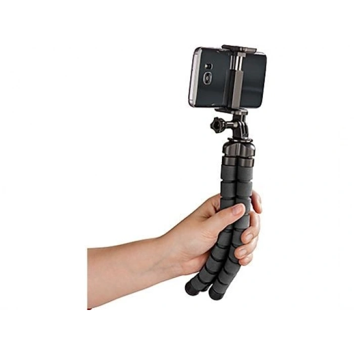 HAMA Flex Mini Tripod Akıllı Telefonlar ve GoPro Siyah