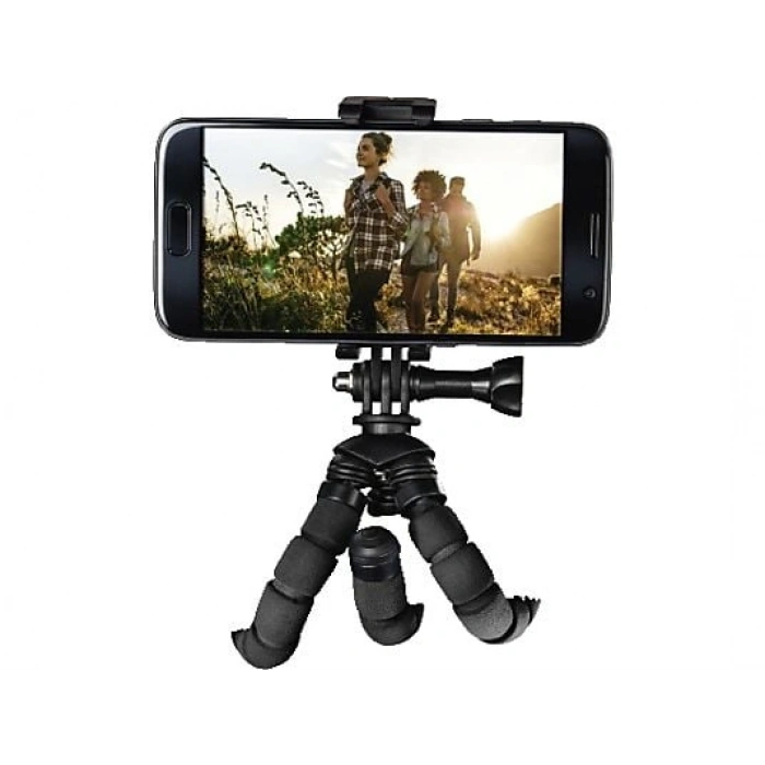 HAMA Flex Mini Tripod Akıllı Telefonlar ve GoPro Siyah