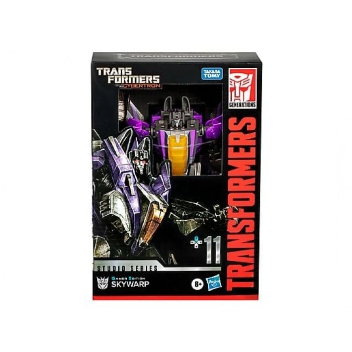 HASBRO Transformers Studio Series Gamer Edition 11 Voyager Class Skywarp Aksiyon Figürü