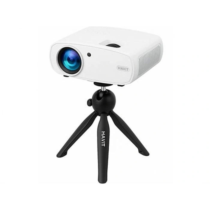 HAVIT Pj207 Pro Smart 1080P Destekli Android TV Projeksiyon Cihazı Beyaz