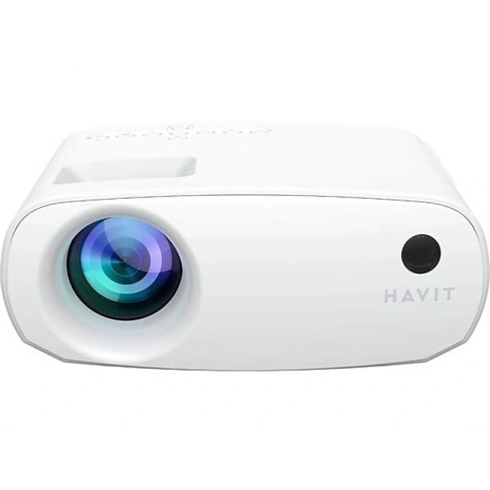 HAVIT Pj207 Pro Smart 1080P Destekli Android TV Projeksiyon Cihazı Beyaz