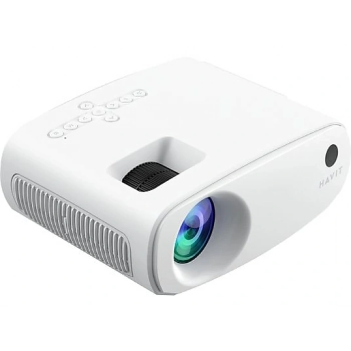 HAVIT Pj207 Pro Smart 1080P Destekli Android TV Projeksiyon Cihazı Beyaz