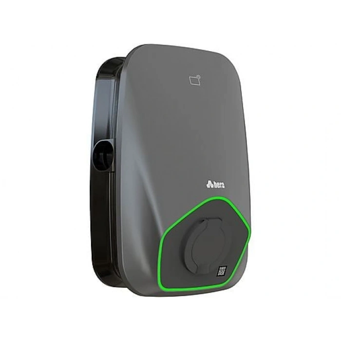 HERA Chargepack Personal 22 KW Soketli Elektrikli Araç Şarj Ünitesi Gri