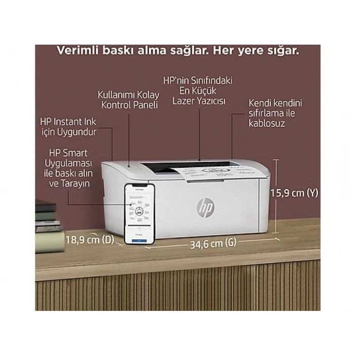 HP LaserJet M111w Yazıcı Beyaz 7MD68A