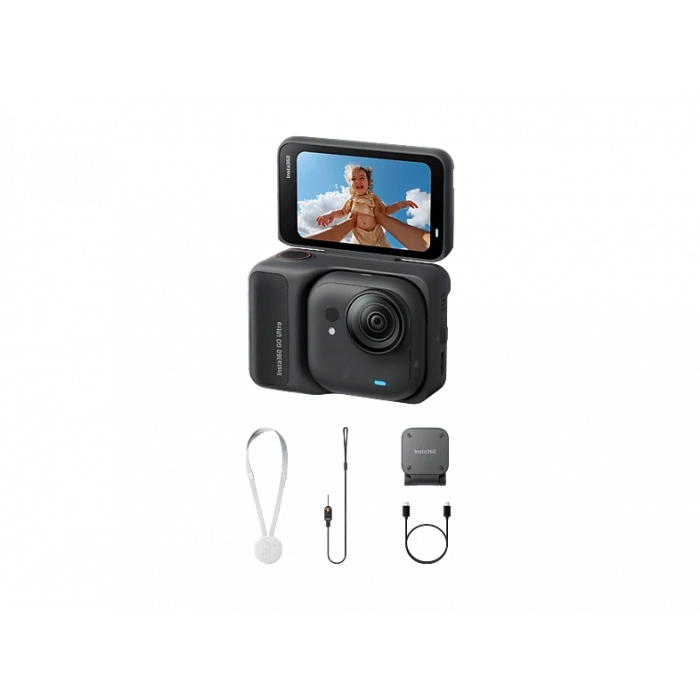 INSTA360 Go Ultra Aksiyon Kamera Siyah