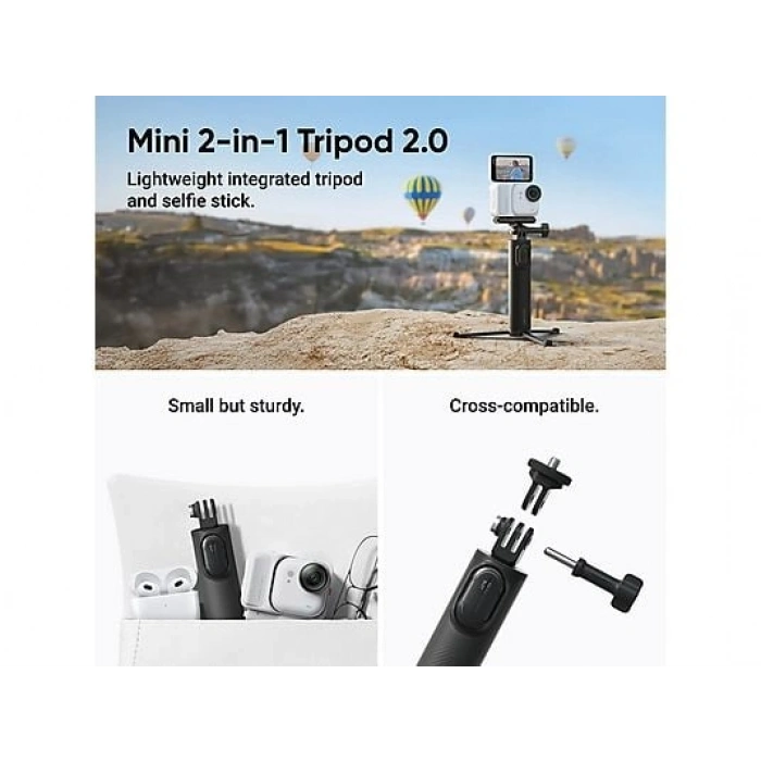 INSTA360 Go Ultra Aksiyon Kamerası Beyaz