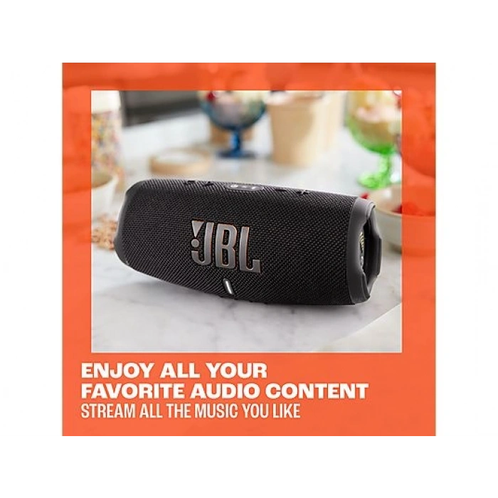 JBL Charge 5 Taşınabilir Wifi Kablosuz Hoparlör Siyah
