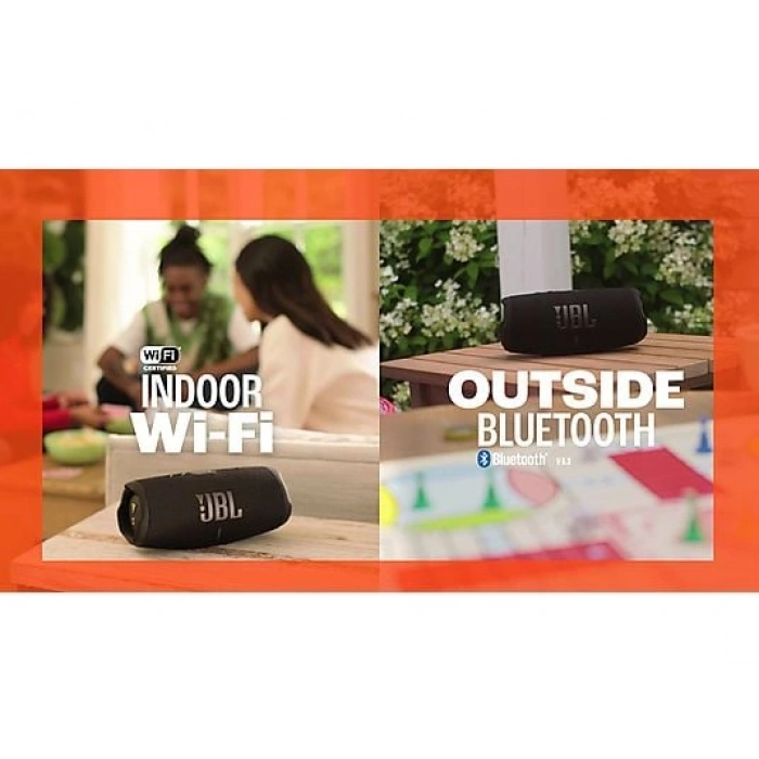 JBL Charge 5 Taşınabilir Wifi Kablosuz Hoparlör Siyah