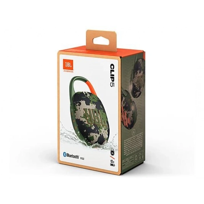 JBL Clip 5 Taşınabilir Bluetooth Hoparlör Kamuflaj
