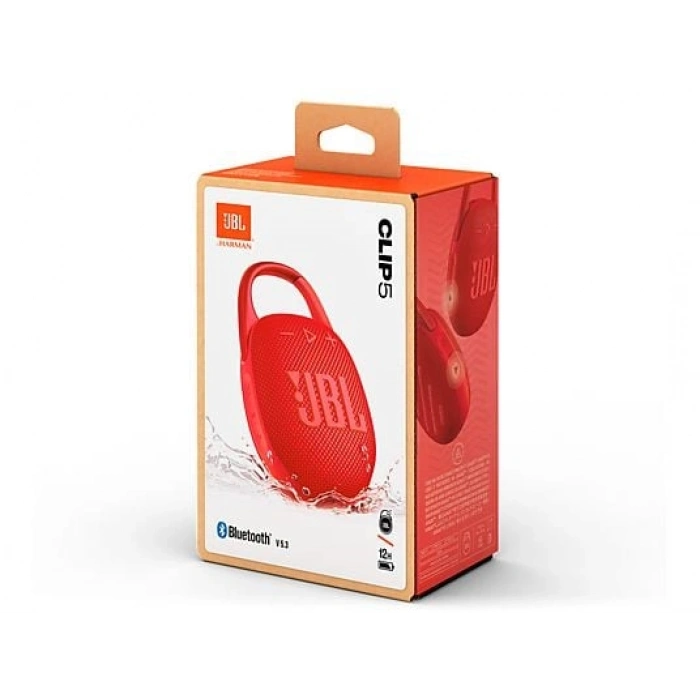 JBL Clip 5 Taşınabilir Bluetooth Hoparlör Kırmızı
