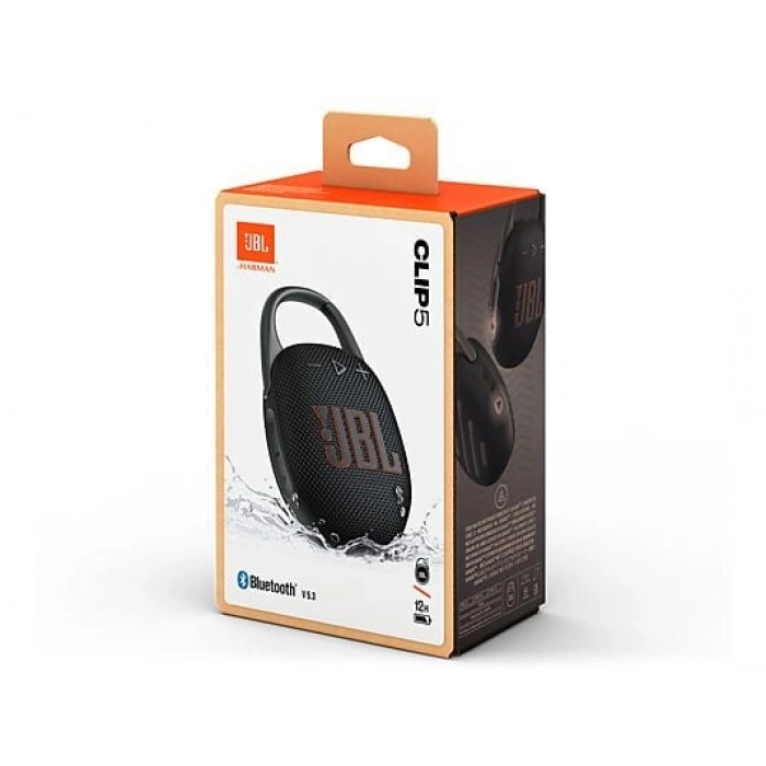 JBL Clip 5 Taşınabilir Bluetooth Hoparlör Siyah
