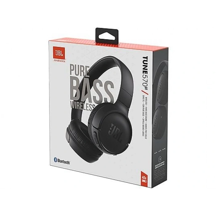 JBL Tune 570BT Bluetooth Kulak Üstü Kulaklık Siyah