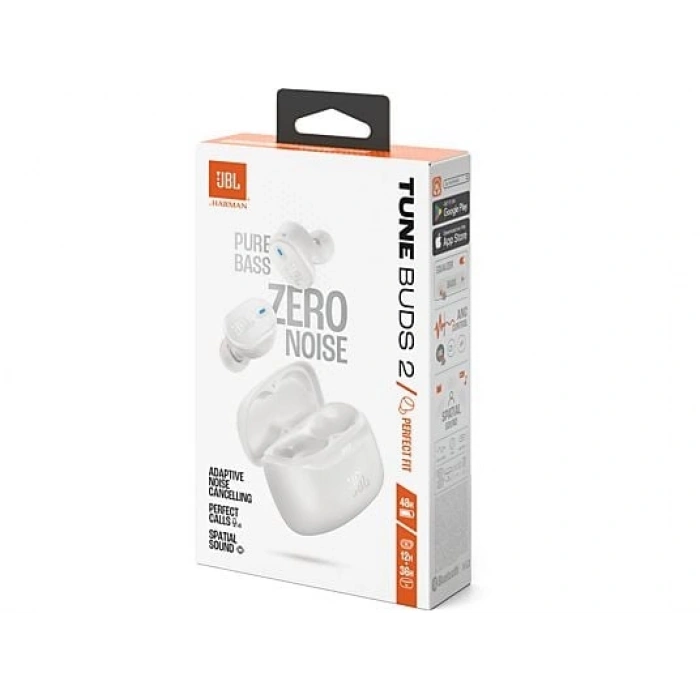 JBL Tune Buds2 Bluetooth Kulak İçi Kulaklık Beyaz KI /M