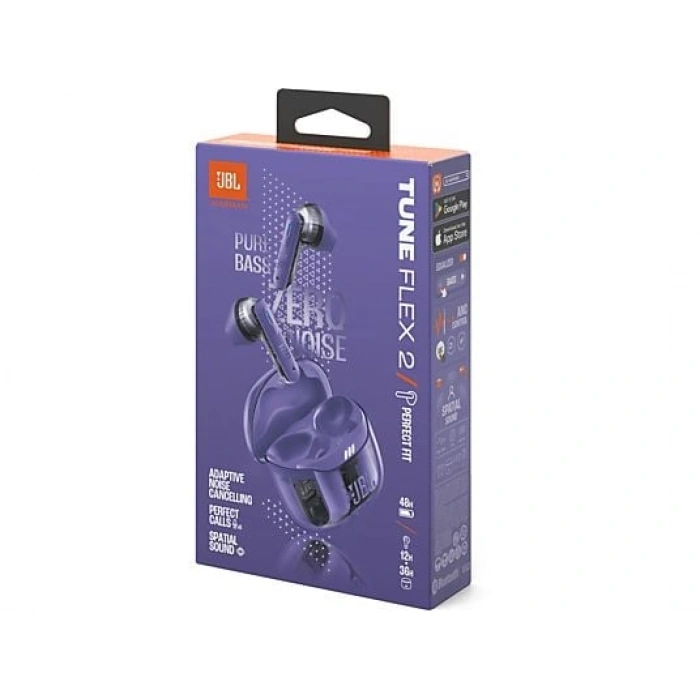 JBL Tune Flex2 NC Bluetooth Kulak İçi Kulaklık Ghost Mor KI /M