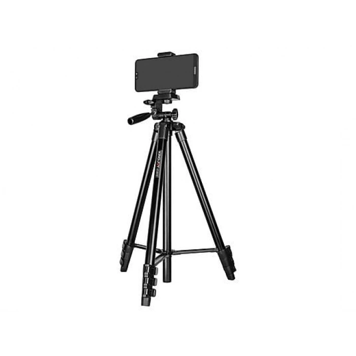 KINGJOY VT-831SCB Uzaktan Kumandalı + Cep Telefonu Standlı Video Tripodu Siyah (Medium)