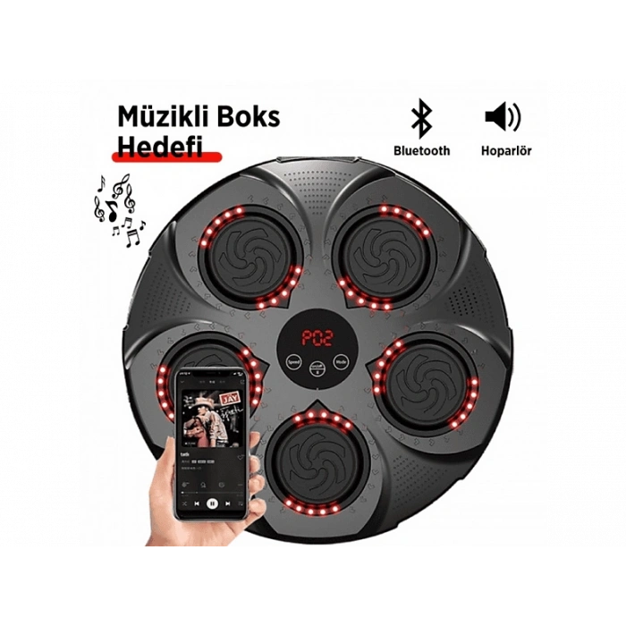 KOCHLER Akıllı Bluetoothlu ve Müzikli Boks Egzersiz Aleti