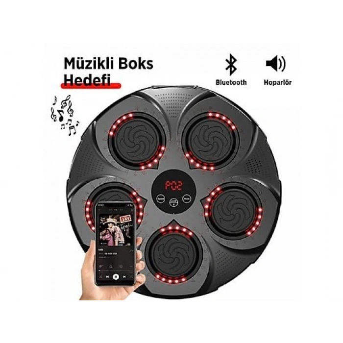 KOCHLER Akıllı Bluetoothlu ve Müzikli Boks Egzersiz Aleti