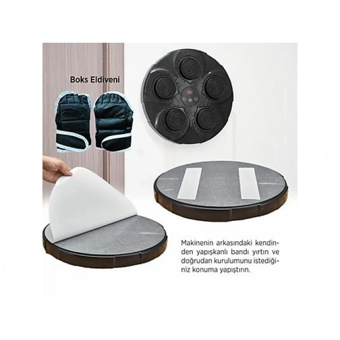 KOCHLER Akıllı Bluetoothlu ve Müzikli Boks Egzersiz Aleti