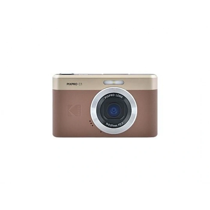 KODAK Pixpro  C1 Dijital Fotoğraf Makinesi Retro Kahve
