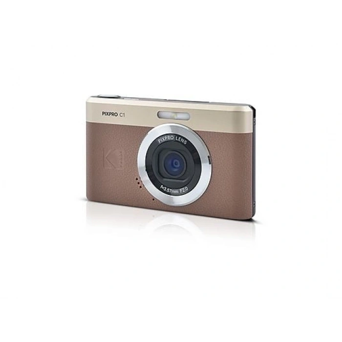 KODAK Pixpro  C1 Dijital Fotoğraf Makinesi Retro Kahve