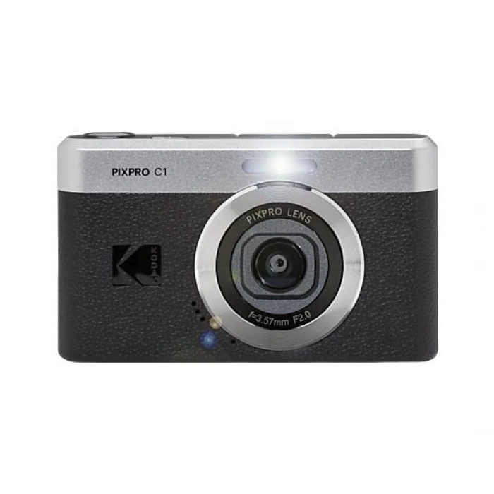 KODAK Pixpro  C1 Dijital Fotoğraf Makinesi Retro Siyah