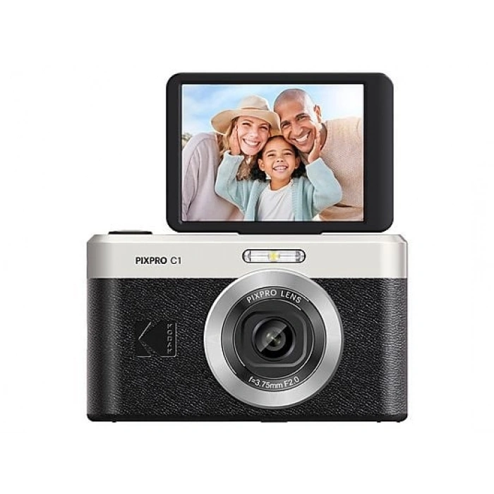 KODAK Pixpro  C1 Dijital Fotoğraf Makinesi Retro Siyah