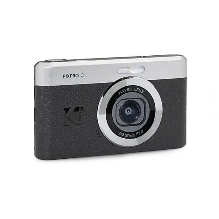 KODAK Pixpro  C1 Dijital Fotoğraf Makinesi Retro Siyah