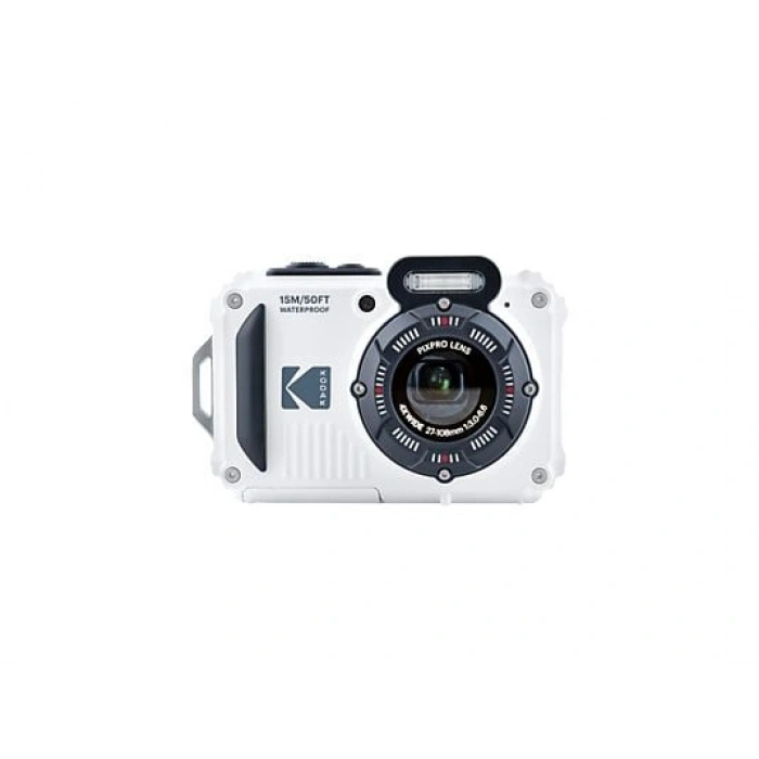 KODAK Pixpro WPZ2 4X Optik Zoom Su Altı Fotoğraf Makinesi Beyaz
