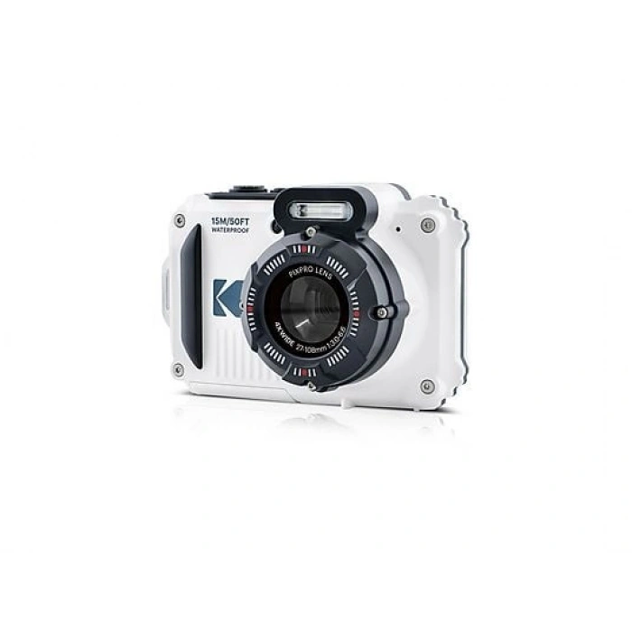 KODAK Pixpro WPZ2 4X Optik Zoom Su Altı Fotoğraf Makinesi Beyaz