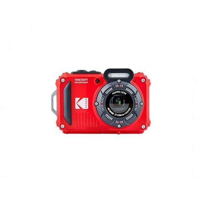 KODAK Pixpro WPZ2 4X Optik Zoom Su Altı Fotoğraf Makinesi Kırmızı