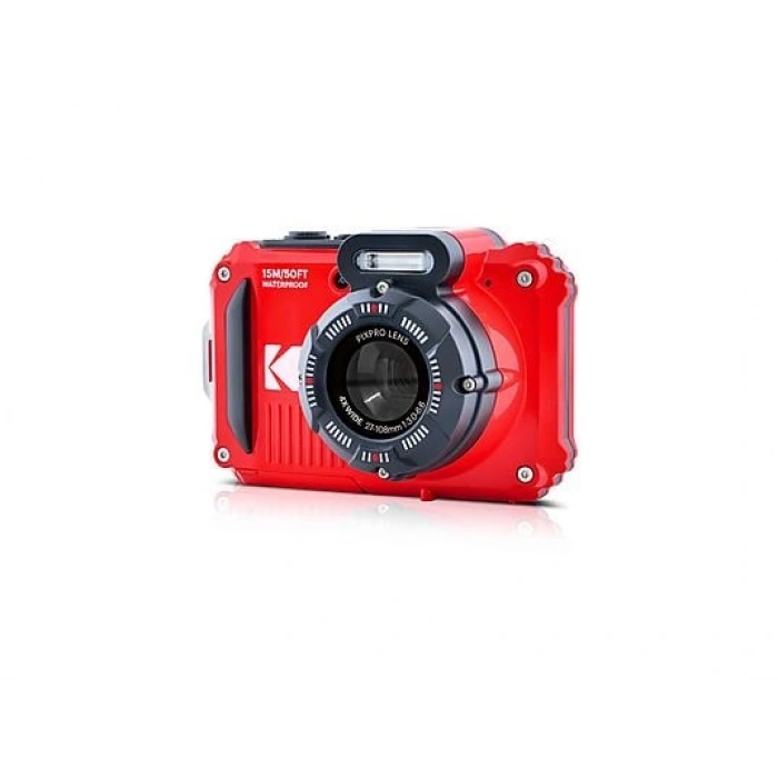 KODAK Pixpro WPZ2 4X Optik Zoom Su Altı Fotoğraf Makinesi Kırmızı