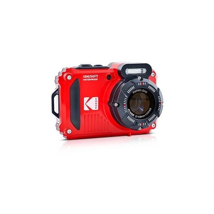 KODAK Pixpro WPZ2 4X Optik Zoom Su Altı Fotoğraf Makinesi Kırmızı