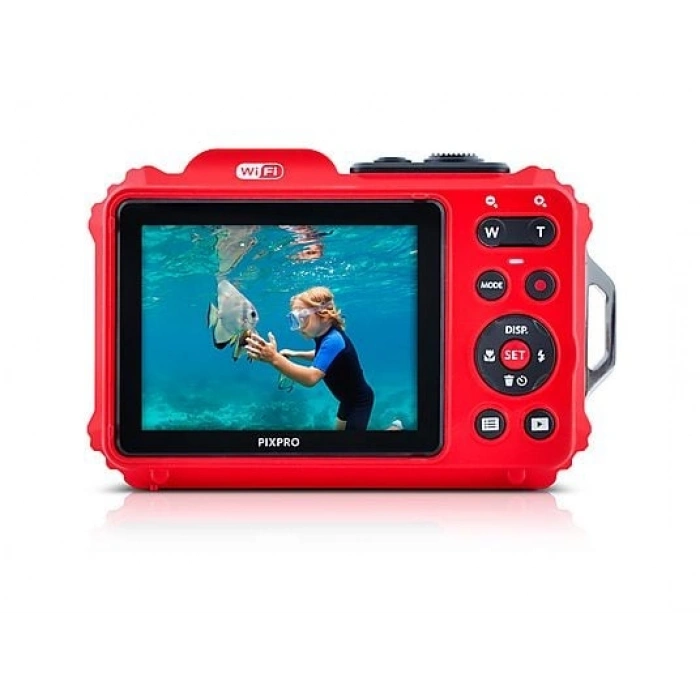 KODAK Pixpro WPZ2 4X Optik Zoom Su Altı Fotoğraf Makinesi Kırmızı