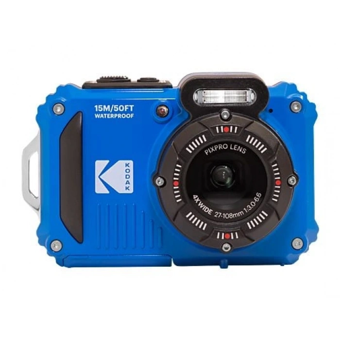 KODAK Pixpro WPZ2 4X Optik Zoom Su Altı Fotoğraf Makinesi Mavi