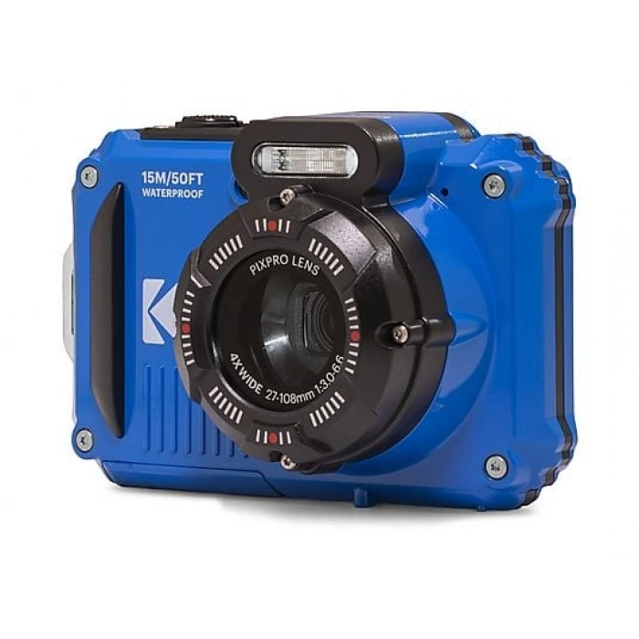 KODAK Pixpro WPZ2 4X Optik Zoom Su Altı Fotoğraf Makinesi Mavi