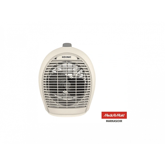 KOENIC KFH 20324 2000 W Fanlı Isıtıcı Krem