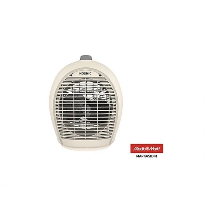 KOENIC KFH 20324 2000 W Fanlı Isıtıcı Krem