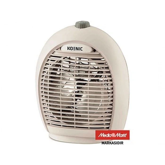 KOENIC KFH 20324 2000 W Fanlı Isıtıcı Krem