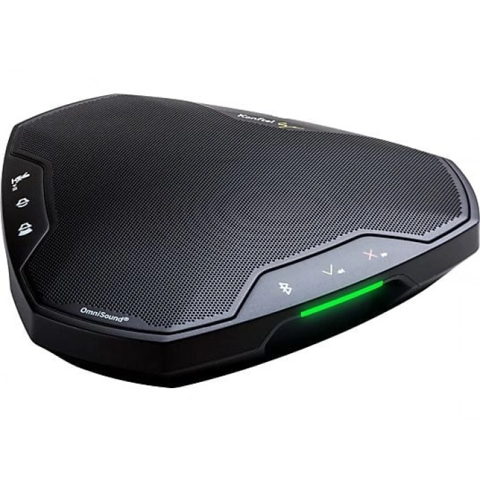 KONFTEL Ego 1000mAh Bluetooth/USB/AUX/ LED Panelli Hoparlör Siyah